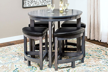 Sector High-Top Table and Barstools